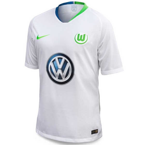 Trikot Wolfsburgo Auswarts 2018-19 Weiß Fussballtrikots Günstig